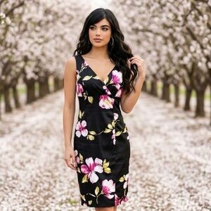 2 for $30 ✅Donna Ricco  Floral Dress